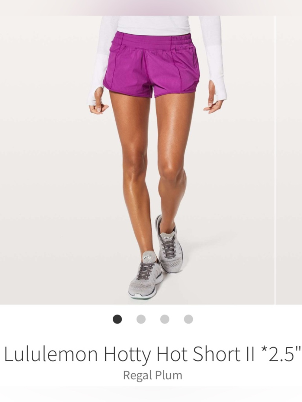 lululemon athletica Hotty Hot Short 2.5” — Regal Plum